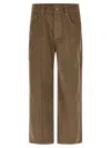 Brunello Cucinelli Brown Corduroy Pants In Brown