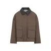 Brunello Cucinelli Bead-embellished Wool Felt-trimmed Padded Cotton-blend Jacket