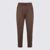 Brunello Cucinelli Brown Cotton Pants