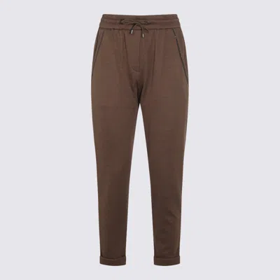 Brunello Cucinelli Brown Cotton Pants