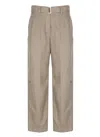 Brunello Cucinelli Straight Casual Pants In Brown