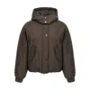 Brunello Cucinelli Cropped Down Jacket Casual Jackets And Parka Brown In Brown
