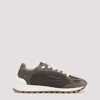 Brunello Cucinelli Brown Lace Up Sneakers In Brown