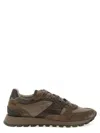 Brunello Cucinelli Active Sneakers Techno Fabric Micro Sole In Brown