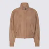 Brunello Cucinelli Brown Leather Jacket