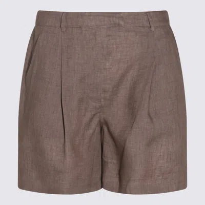 Brunello Cucinelli Brown Linen Short
