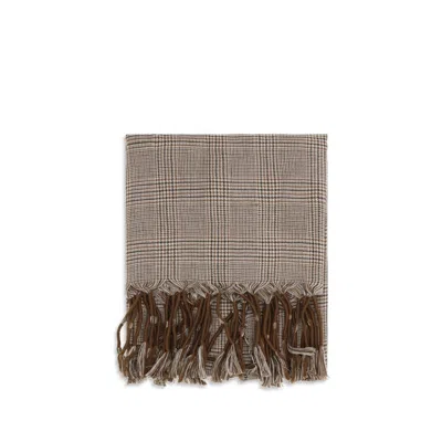 Brunello Cucinelli Brown Linen Women's Coat