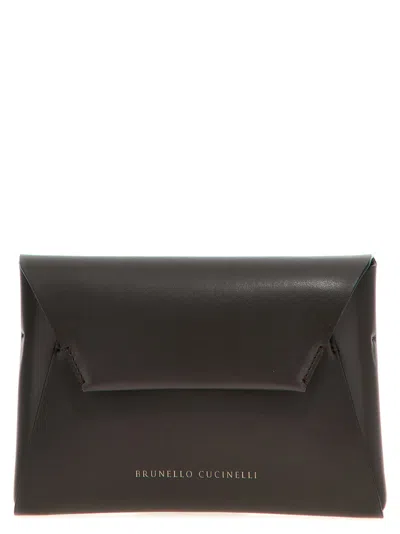 Brunello Cucinelli Brown Monile Clutch