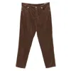 Brunello Cucinelli Brown Pants In Brown