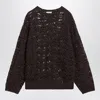 Brunello Cucinelli Sequin Embellished Linen-blend Sweater