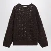 Brunello Cucinelli Sequin Embellished Linen-blend Sweater