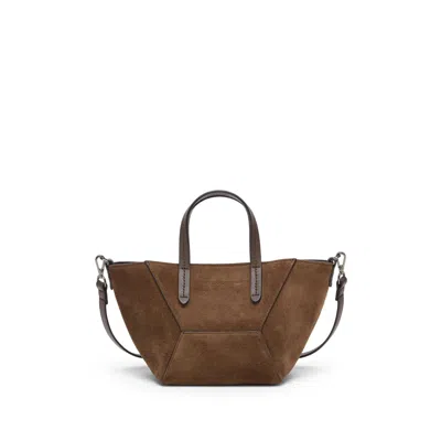 Brunello Cucinelli Brown Satchels & Cross Body Bags Women