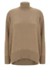 Brunello Cucinelli Sequin Sweater Sweaters And Cardigans Brown In Brown
