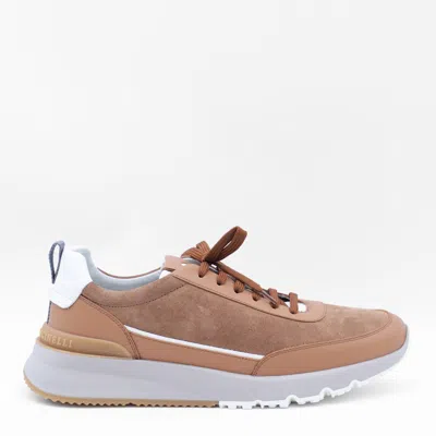 BRUNELLO CUCINELLI BROWN SNEAKERS
