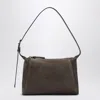 Brunello Cucinelli Bc Duo Suede Shoulder Bag In Brown