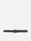 Brunello Cucinelli Woman Belt Dark Brown Size S Leather