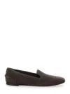 Brunello Cucinelli Women Suede Loafers With Monili Detail In Black