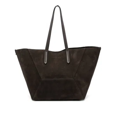 Brunello Cucinelli Brown Tote Bags