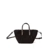 Brunello Cucinelli Duo Shearling Mini Shopper Tote Bag In Brown