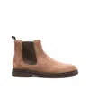 Brunello Cucinelli Ankle Boots Shoes In Brown