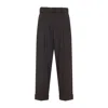 Brunello Cucinelli Belted Cropped Pants In Black