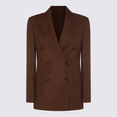 Brunello Cucinelli Brown Viscose Blazer