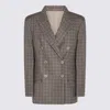 Brunello Cucinelli Brown Wool Blazer