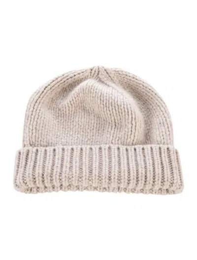 Pre-owned Brunello Cucinelli Brown Wool Brunello Cuccinelli Winter Beanie Hat