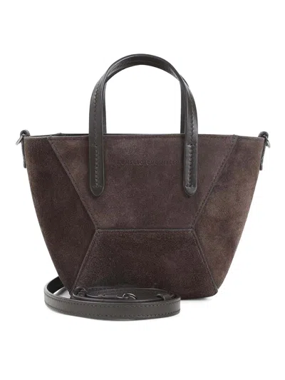 Brunello Cucinelli Brunello Cuccinelli Duo Mini Bag In Brown