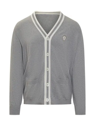 Brunello Cucinelli Cardigan In Gray