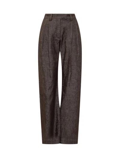 BRUNELLO CUCINELLI BRUNELLO CUCINELLI BRUNELLO CUCINELLI LINEN WIDE PANTS