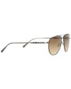 Brunello Cucinelli Oliver Peoples Aviator-style Sunglasses (authentic Pre-loved) In Metallic
