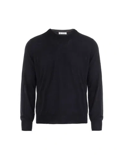 Brunello Cucinelli Pullover Man Sweater Black Size 48 Virgin Wool