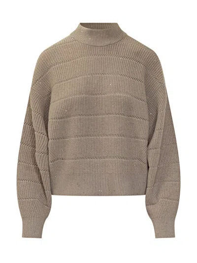 BRUNELLO CUCINELLI BRUNELLO CUCINELLI BRUNELLO CUCINELLI RIBBED SWEATER