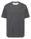 Brunello Cucinelli Men Cotton Jersey Crew-neck T-shirt In Gray