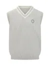 Brunello Cucinelli Vest In Gray
