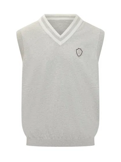 Brunello Cucinelli Vest In Gray