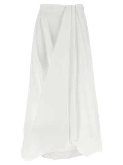 BRUNELLO CUCINELLI BUBBLE HEM SKIRT