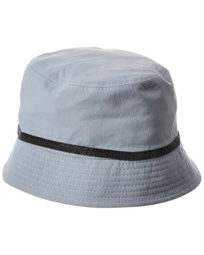 Brunello Cucinelli Bucket Hat In Blue