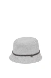 Brunello Cucinelli Bucket Hat In Gray
