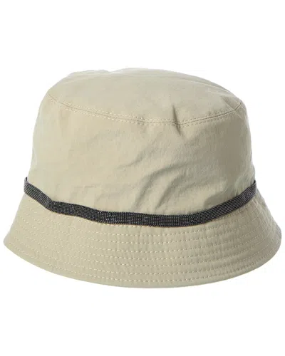 Brunello Cucinelli Bucket Hat In Grey