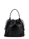 Brunello Cucinelli Women Bucket Mellow Leather Bucket Bag With Monili Detail In Black