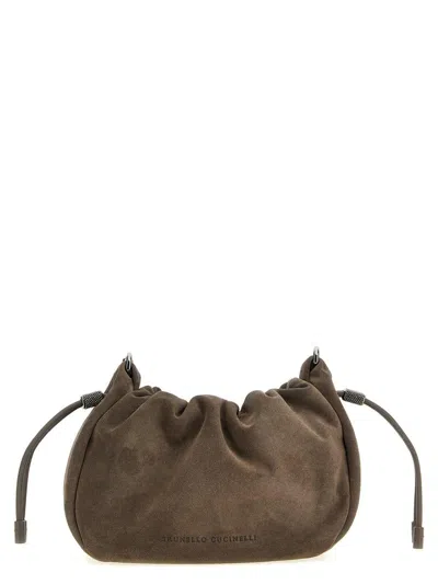 Brunello Cucinelli 'bucket Mellow' Mini Crossbody Bag