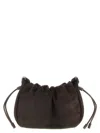 Brunello Cucinelli Women Mellow Mini Ponyhair Shoulder Bag With Precious Chai In Brown