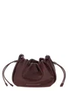 Brunello Cucinelli 'bucket Mellow' Mini Crossbody Bag In Red
