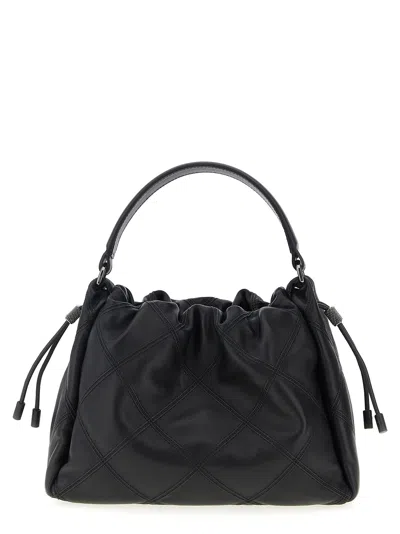 Brunello Cucinelli Bucket Mellow Small Handbag In Black