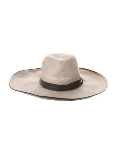 Pre-owned Brunello Cucinelli Bucket Sun Hat In Neutral