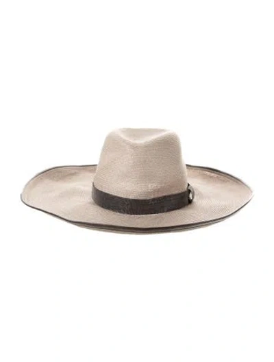 Pre-owned Brunello Cucinelli Bucket Sun Hat In Neutral