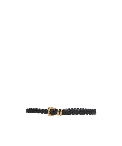 Brunello Cucinelli Buckle Belt In Black