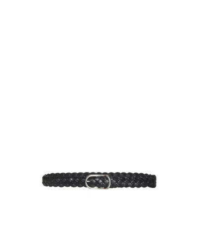 Brunello Cucinelli Buckle Belt In Black